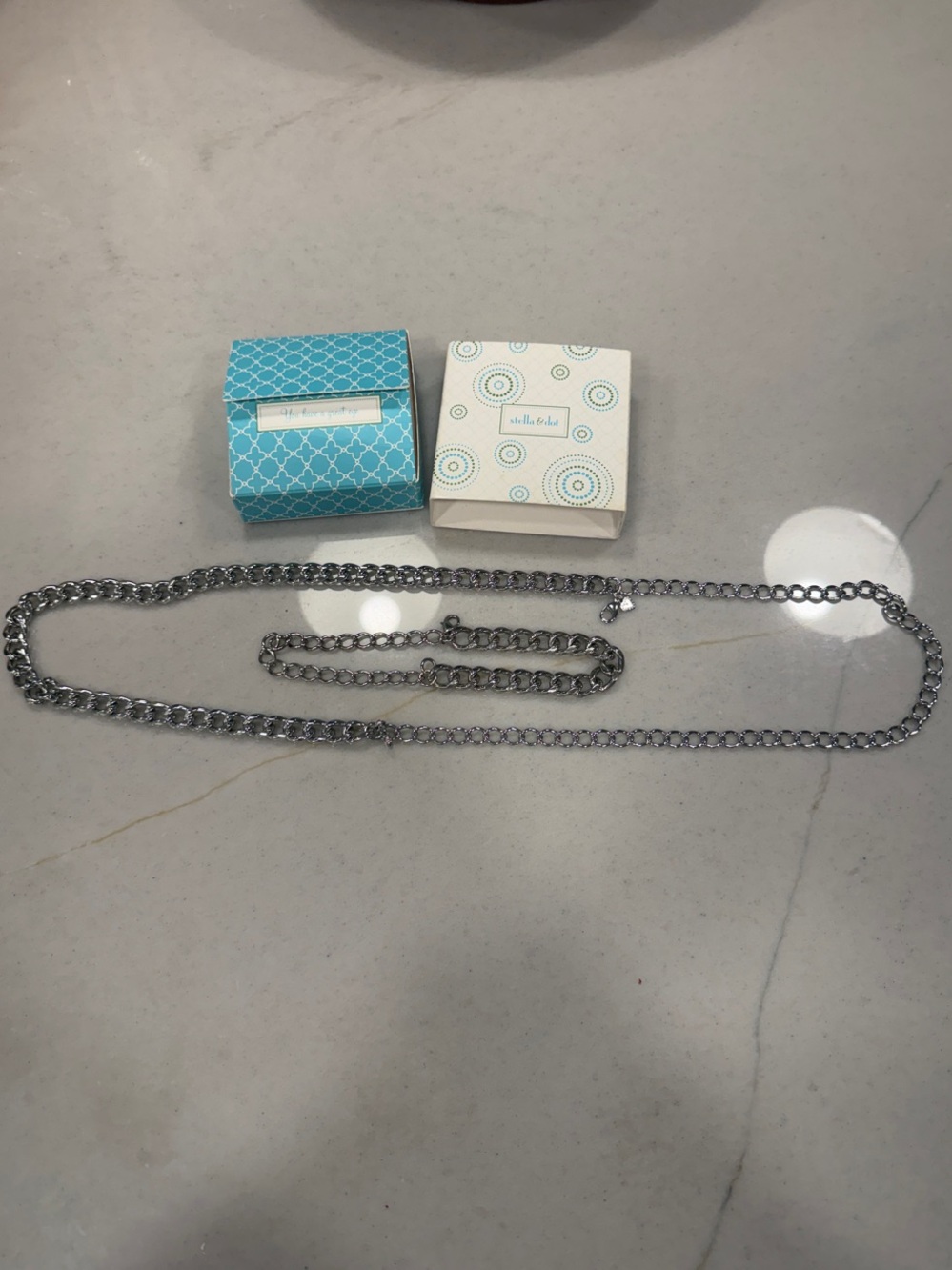 Stella & Dot Silver Chain Necklace